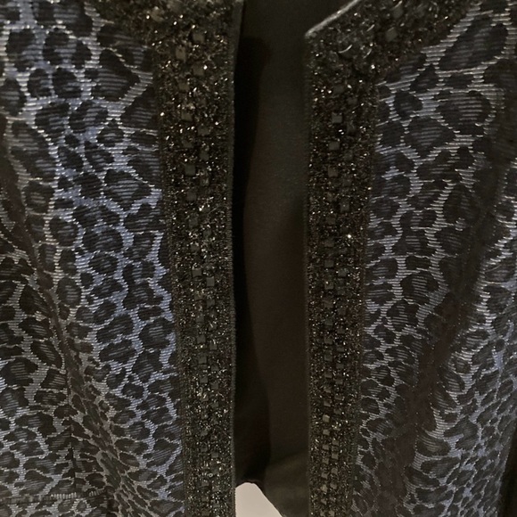 Chico’s 3 Embellished Animal Jacquard Jacket - Picture 7 of 8